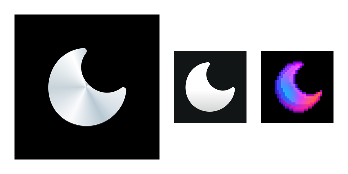 LunaTalk Icon: Distinctive Visual Identity process image